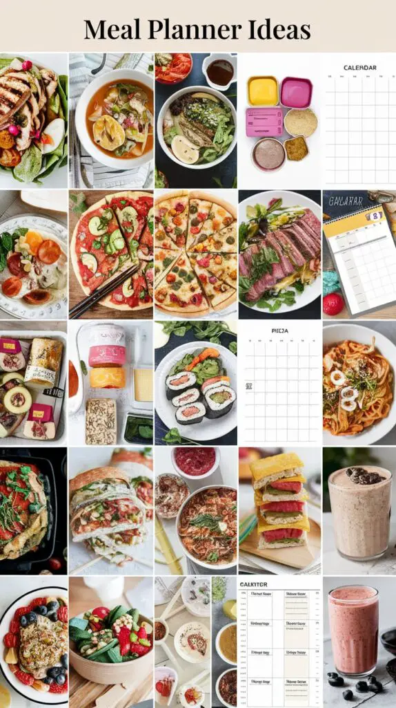 Meal Planner Ideas