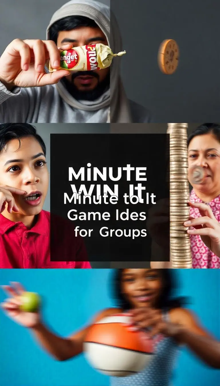 Minute to Win It Game Ideas for Groups