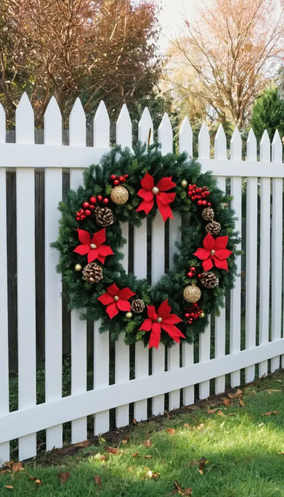 Christmas Fence Decoration Ideas