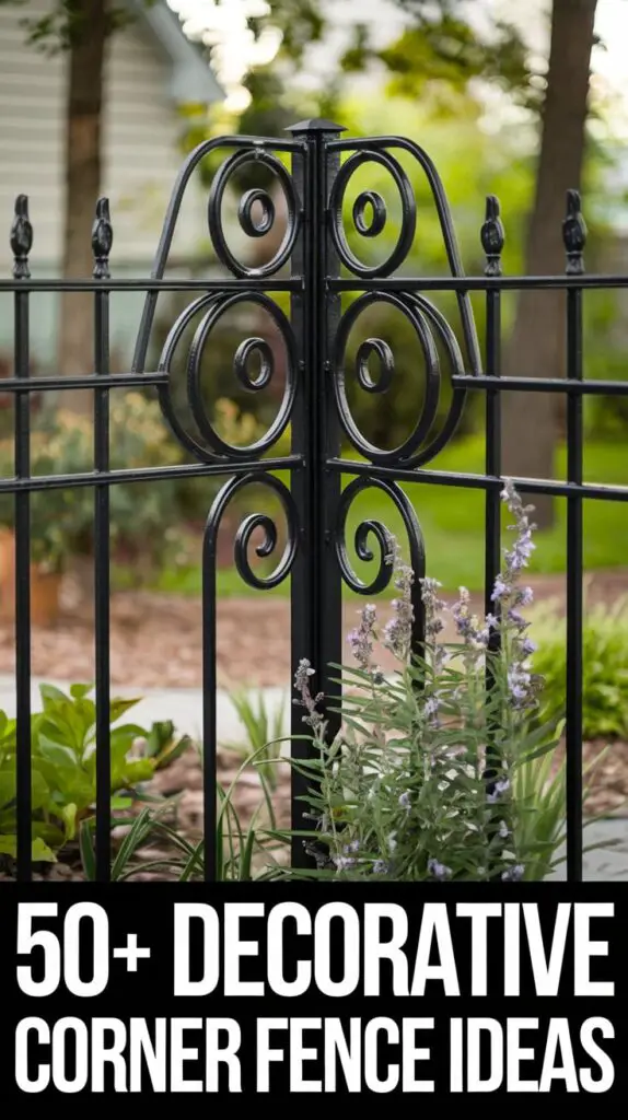 Decorative Corner Fence Ideas