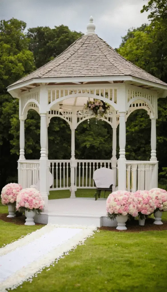 Wedding Gazebo Decorating Ideas